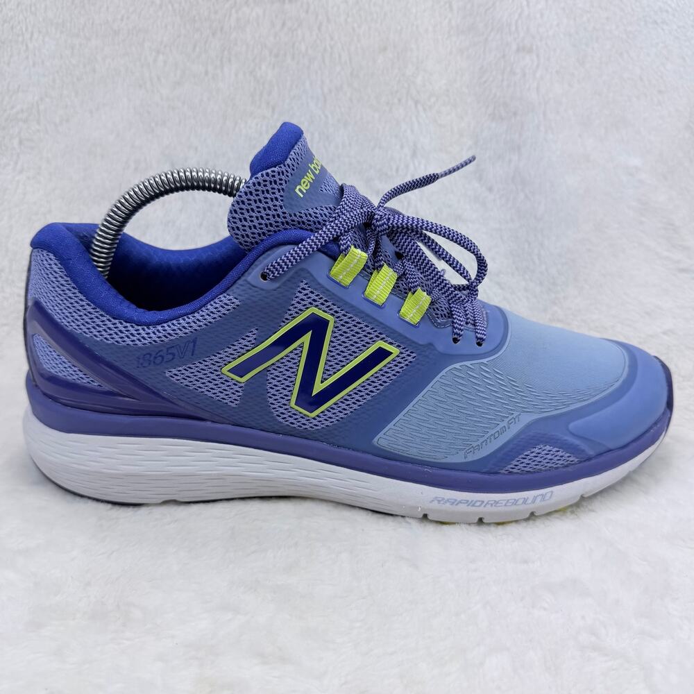 New Balance 1865v1 Womens Walking Shoes Blue Athletic Rapid Rebound Size 10.5